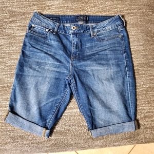 Lucky Brand Lolita cutoff jean denim shorts sz 10/30"
